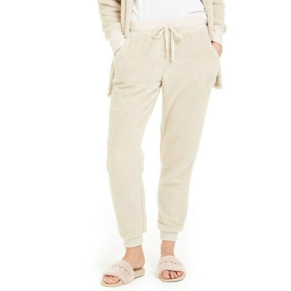 Hippie Rose Sherpa Jogger Pants 